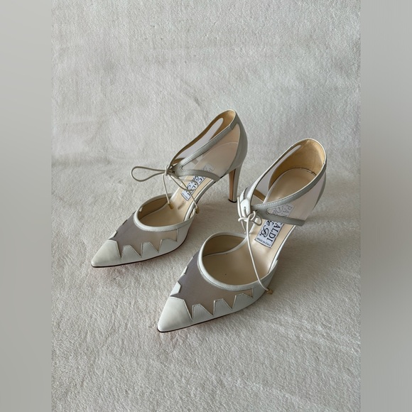 NEW Pancaldi for Diane B. White Pumps, Made in Italy size 38 - 7 - Picture 4 of 9